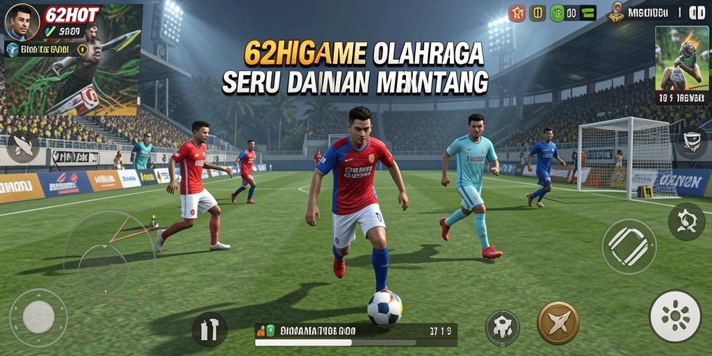 Tampilan gameplay seru dalam 62HOT yang penuh aksi.