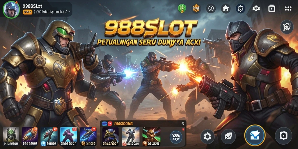 Gameplay seru 988SLOT dengan aksi mendebarkan.