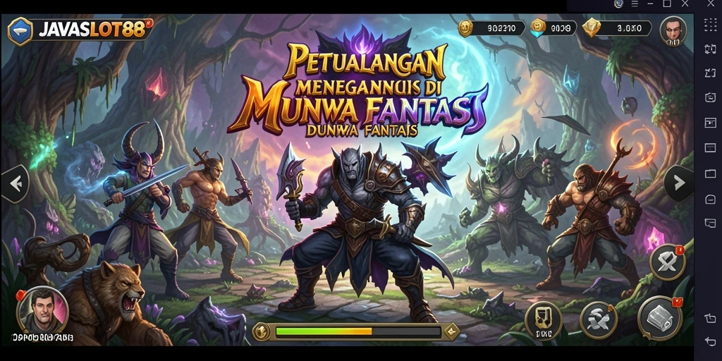 Screenshot gameplay menampilkan aksi seru dalam petualangan JAVASLOT88.
