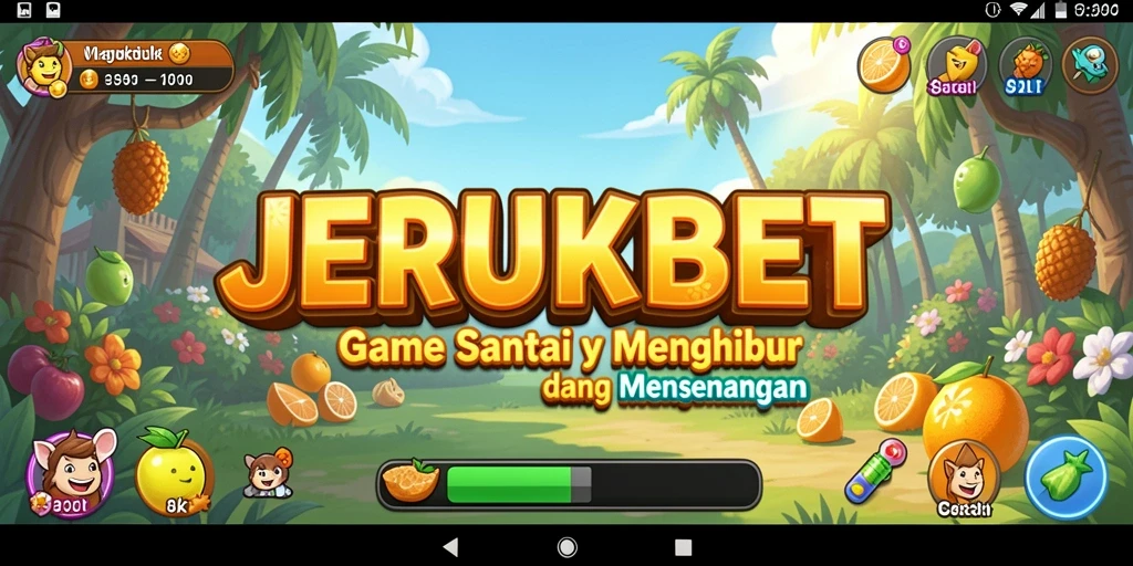 Screenshot utama JERUKBET menampilkan gameplay yang penuh warna dan menghibur.