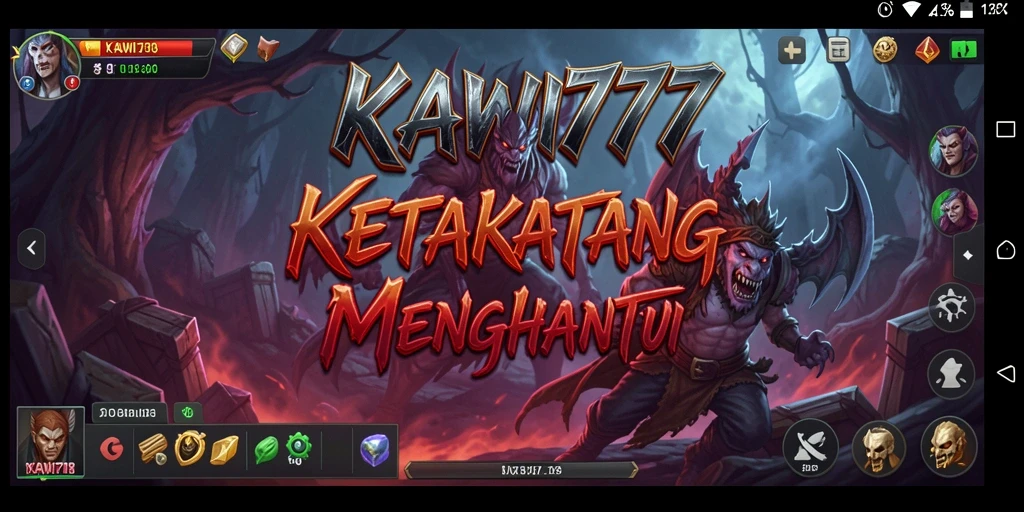 Gameplay mendebarkan di KAWI777 dengan suasana menyeramkan.