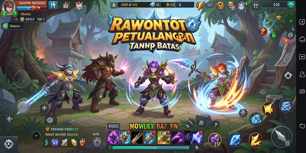 Gameplay intens petualangan di dunia RAWONTOTO.