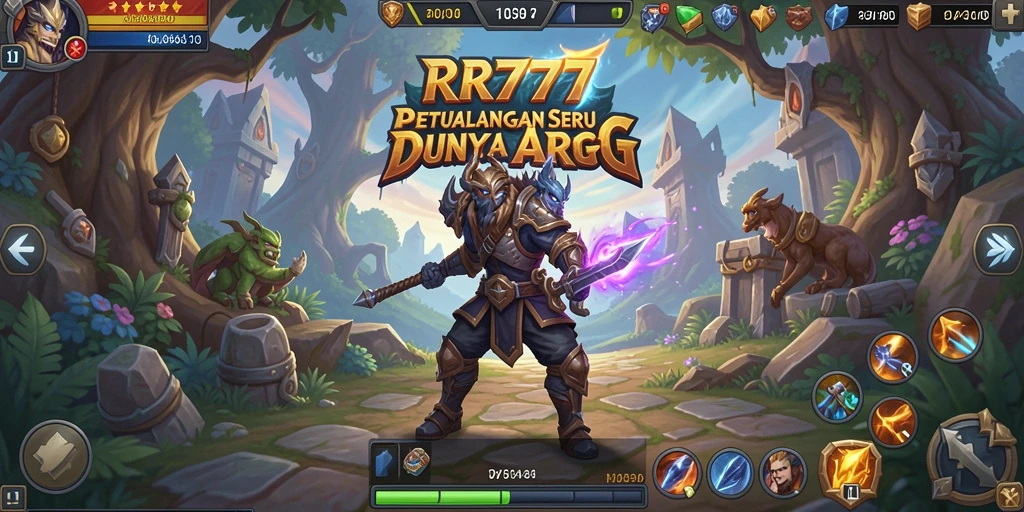 Screenshot gameplay RR777 dengan aksi seru dan karakter beragam.