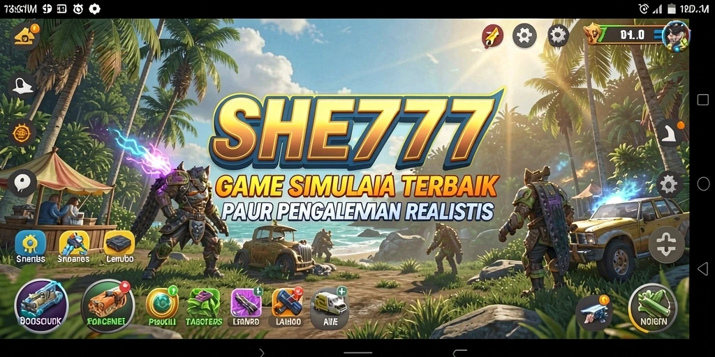 Gameplay mendebarkan dari SHE777 dengan grafis yang mengagumkan.