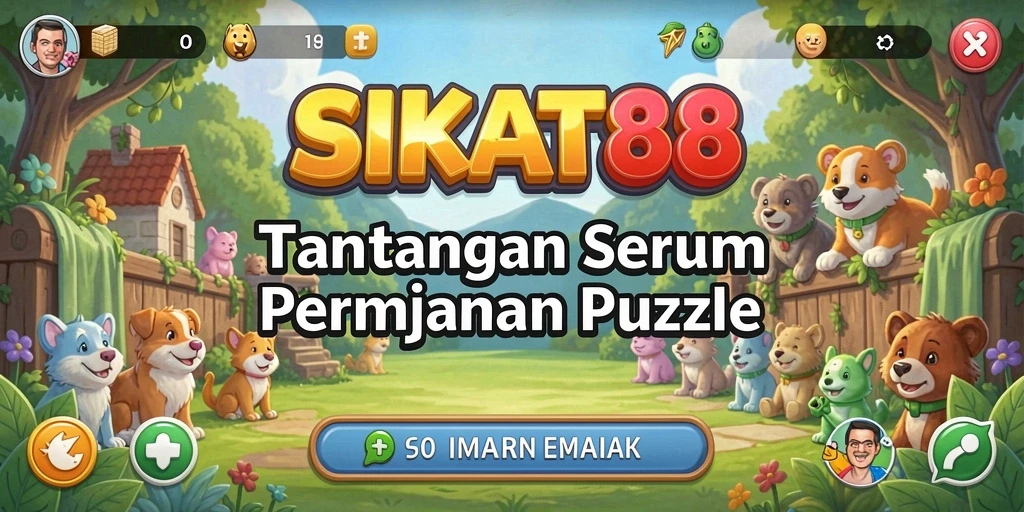Gameplay seru SIKAT88 dengan berbagai tantangan puzzle.