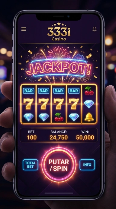 Tampilan antarmuka pengguna aplikasi 333i yang intuitif.